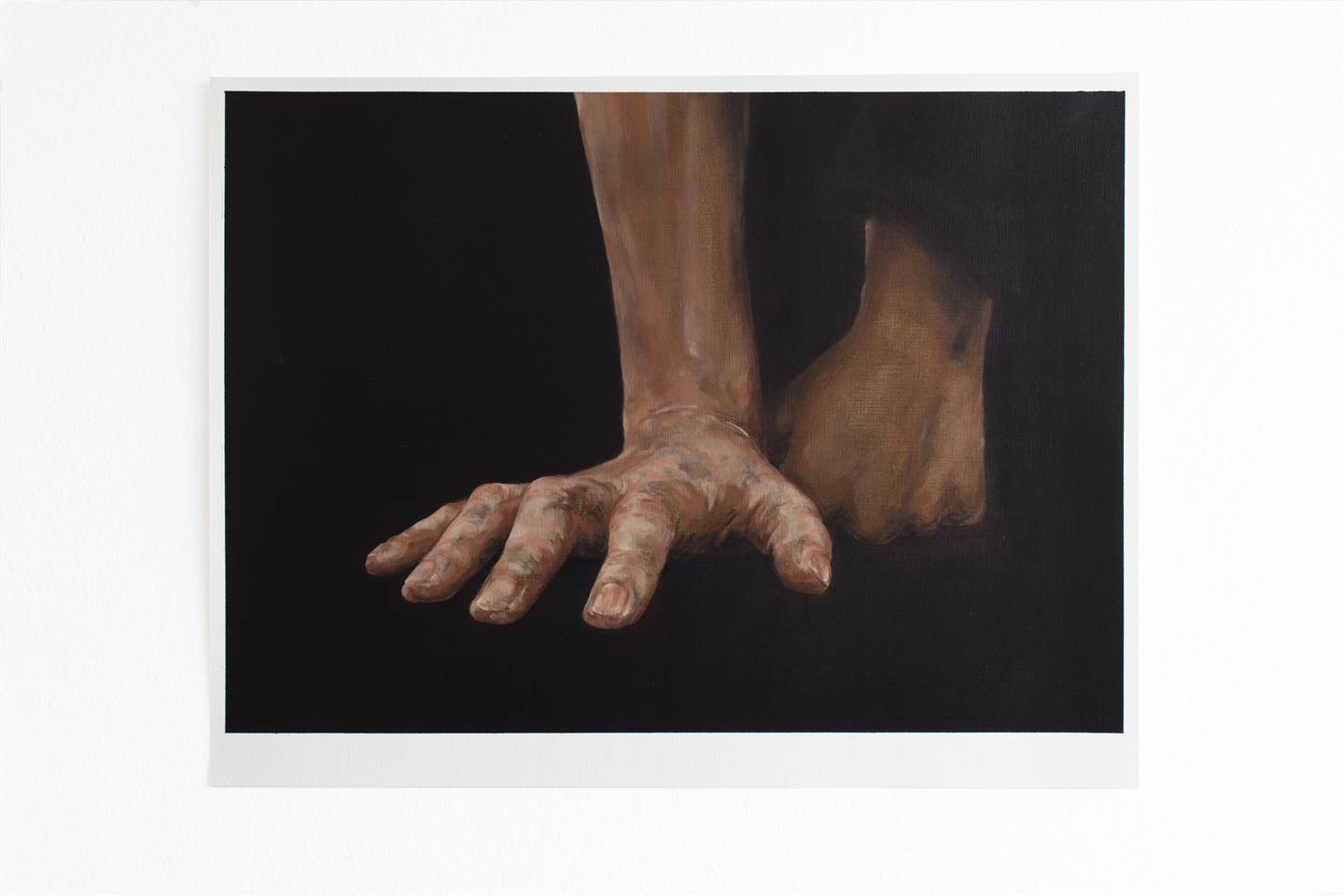 Statment. The Hands., original Body Oil Painting by Maria  Cunha Alegre