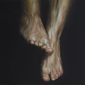 Sexta. Partes do Corpo que não são visíveis., original Big Canvas Painting by Maria  Cunha Alegre