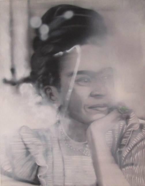 Frida Kahlo, original Portrait Pétrole La peinture par Ricardo Gonçalves