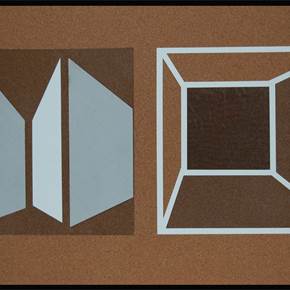 Boxes, original Abstrait Technique mixte La peinture par David Barnes