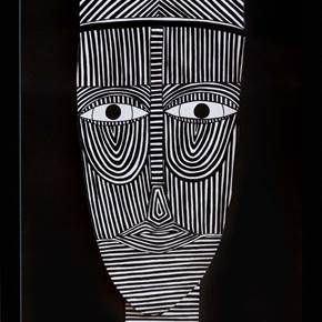 Mask II, original Figure humaine Encre Dessin et illustration par Inês  Sousa Cardoso