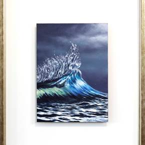 Oceano pacífico IV, original La nature Pétrole La peinture par Gustavo Fernandes
