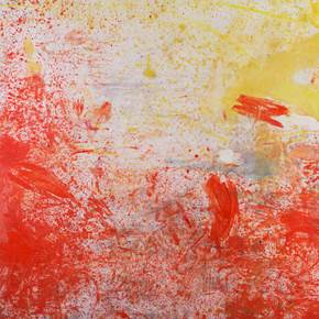 Rainbow: Birth, Bounty and Joy (Orange), original Abstrait Pétrole La peinture par Taha Afshar