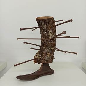 Perna, original Abstrait Technique mixte Sculpture par Miguel  Palma
