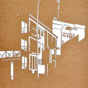 Luce 5, Desenho e Ilustração Cartão Arquitetura original por Cláudia Cibrão