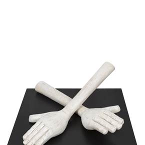 Mãos , original Figure humaine Technique mixte Sculpture par Pedro Figueiredo