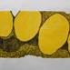 pedras amarelas 1/10, original Abstract Xilography Drawing and Illustration by Eliana Manuel Pinho