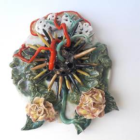 Rosas, Escultura Cerâmica Figura Humana original por Lorinet Julie