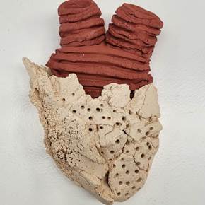Coração em Contramão , Escultura Cerâmica Corpo original por Liliana Velho
