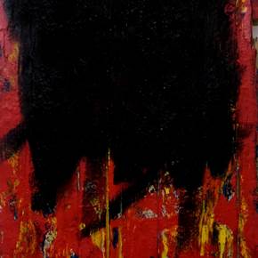 Black Square, original Abstrait Acrylique La peinture par Tiago Duarte