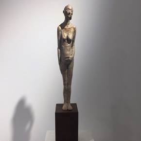 Embarazada, original Body Acrylic Sculpture by Miguel Ramón