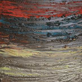 Color Mountain, original Resumen Técnica Mixta Pintura de Andrei Autumn