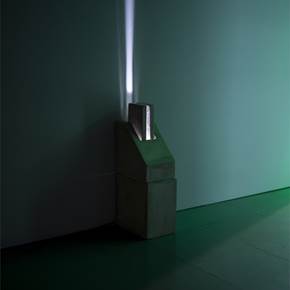 Segmento transporte feixe de luz, original Abstrait Technique mixte Sculpture par João Dias
