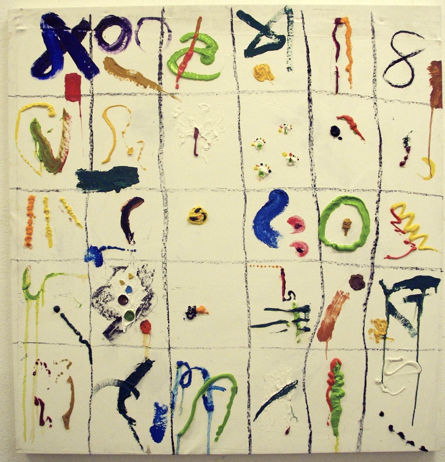 Alfabeto, Pintura Tela Lugares original por Alberto Rodrigues Marques