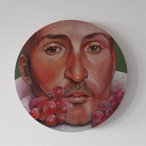 Head on a plate, Pintura Óleo Corpo original por Francisca  Sousa