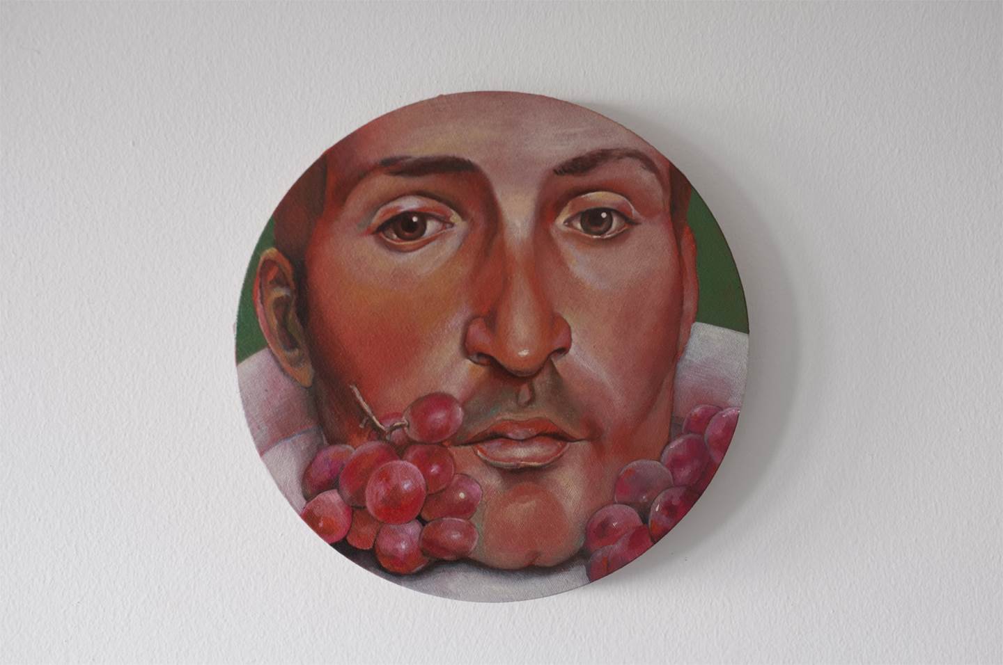 Head on a plate, original Cuerpo Petróleo Pintura de Francisca  Sousa