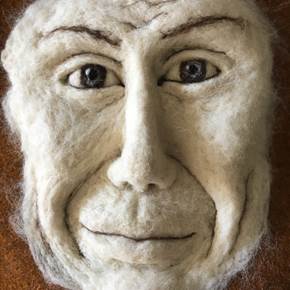 Máscara feltro #3, original Figura humana Técnica Mixta Escultura de António  Jorge
