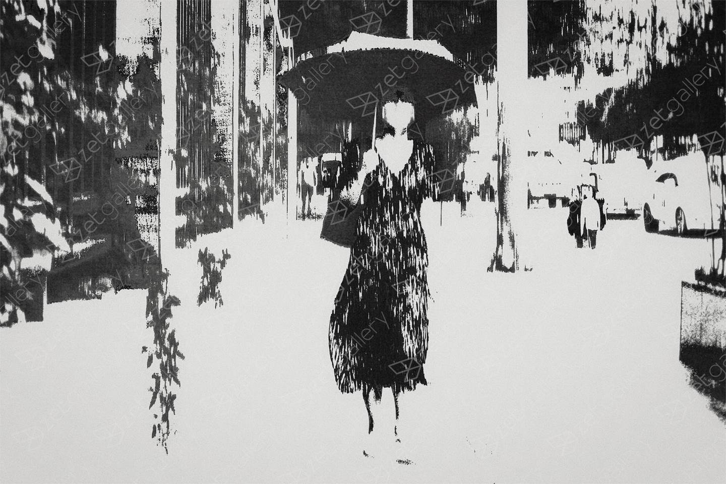 A Lady With An Umbrella, original Portrait Numérique La photographie par Hua  Huang