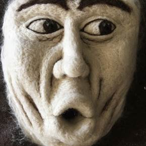 Máscara feltro #2, original Figura humana Técnica Mixta Escultura de António  Jorge