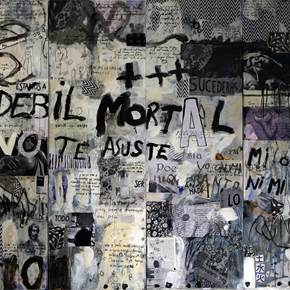 Cancion de la muerte, original Abstrait Acrylique La peinture par Toni Crespo