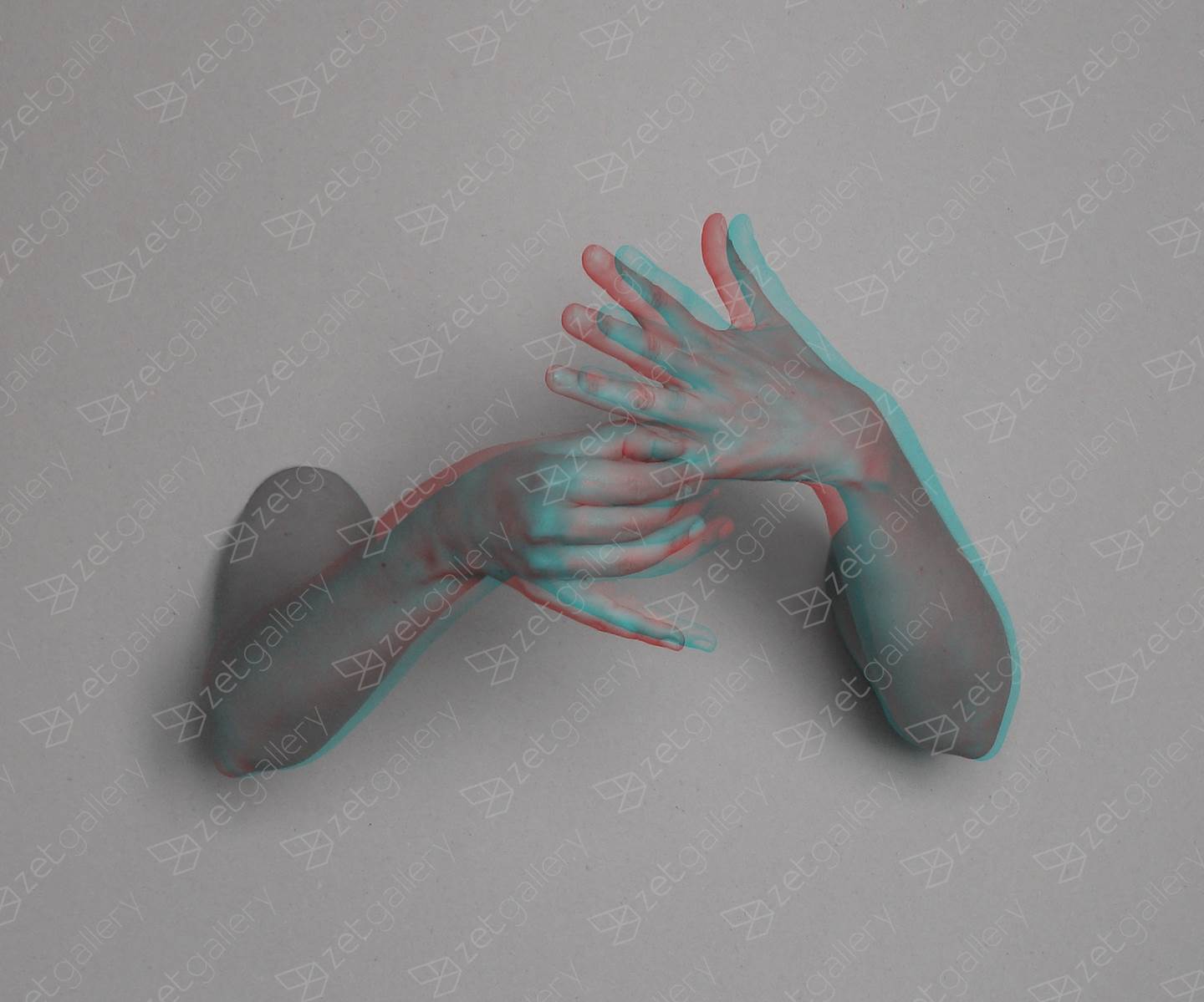 Mãos #1, Fotografia Analógica Nu original por Carla Gaspar